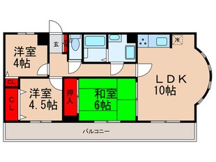 レピド－ル福田Ⅰの物件間取画像